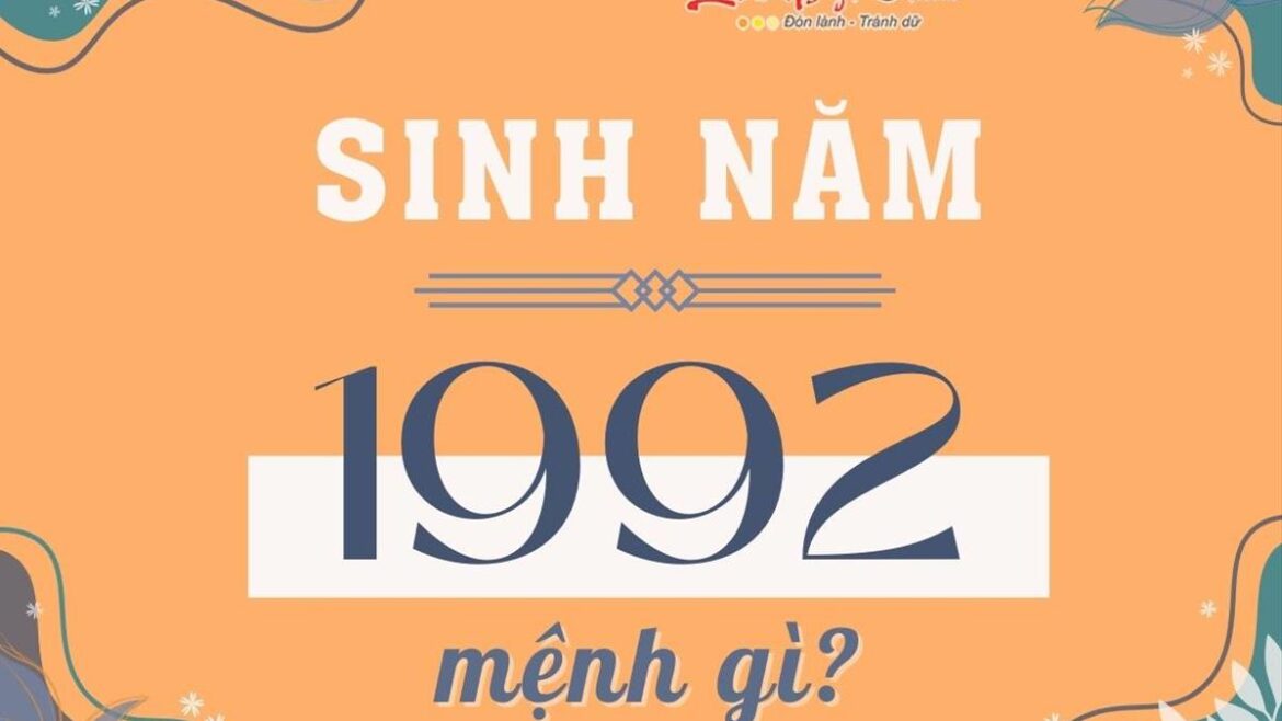 1992 Mệnh kim gì? Đặc điểm và tính cách người sinh năm Nhâm Thân